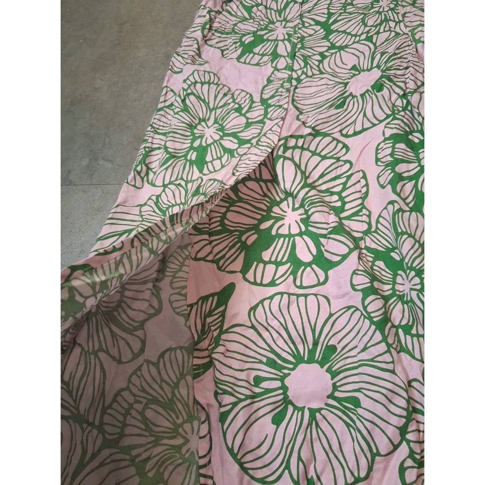 Philosophy Floral Wide Leg Pants Size Large Resort Vacation - Picture 4 of 10